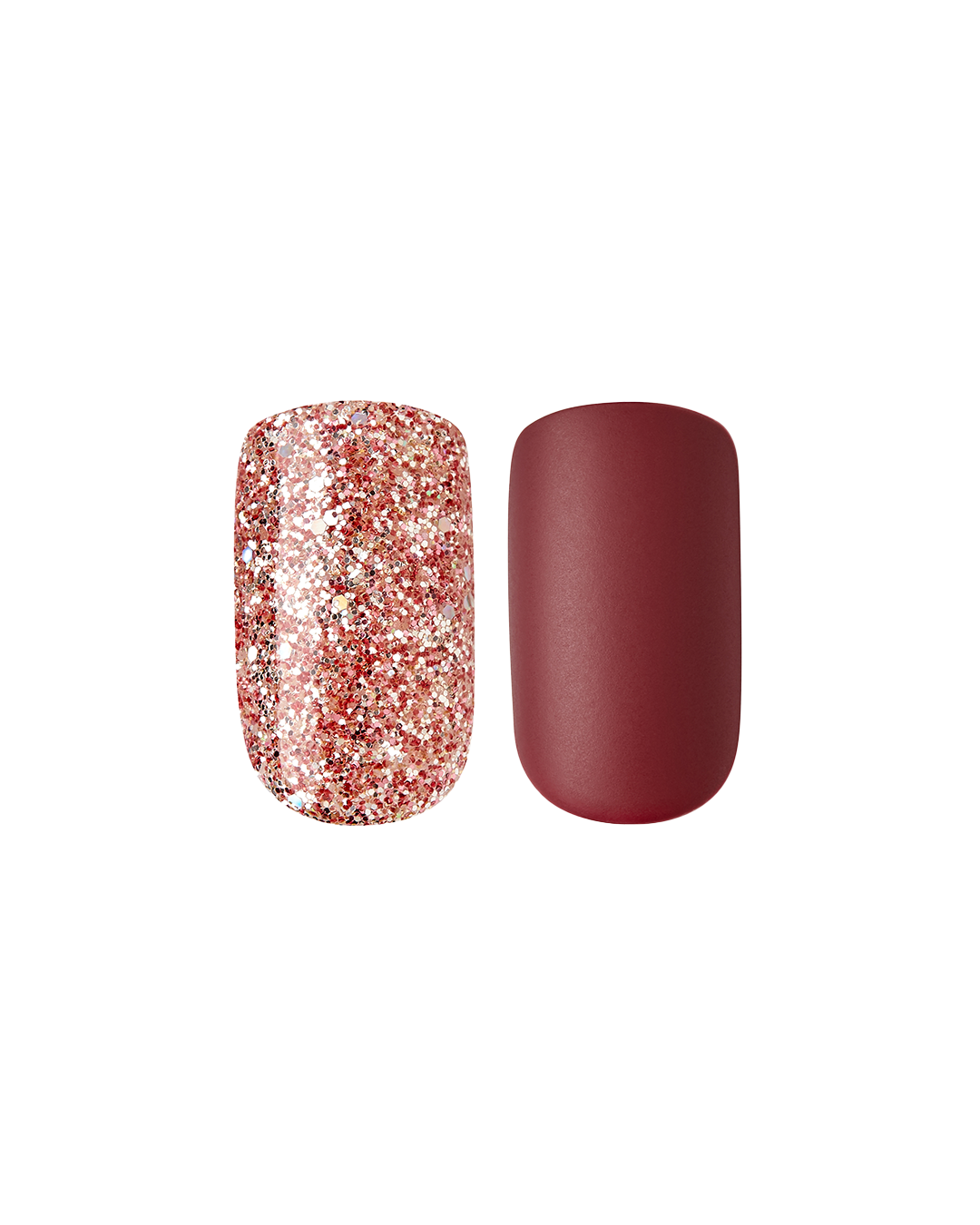 ציפורניים להדבקה בגימור ג'ל